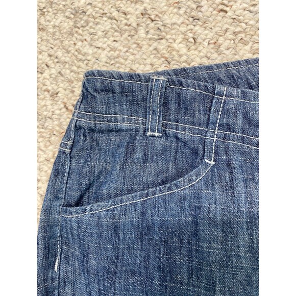 J Jill Wide Leg Trousers Blue 55% Linen Pants Size 12 - Picture 4 of 9